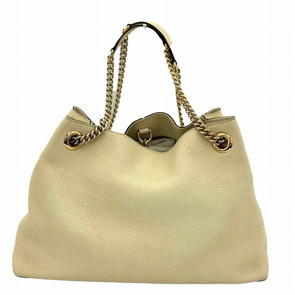 Gucci bag White Soho Tote Leather